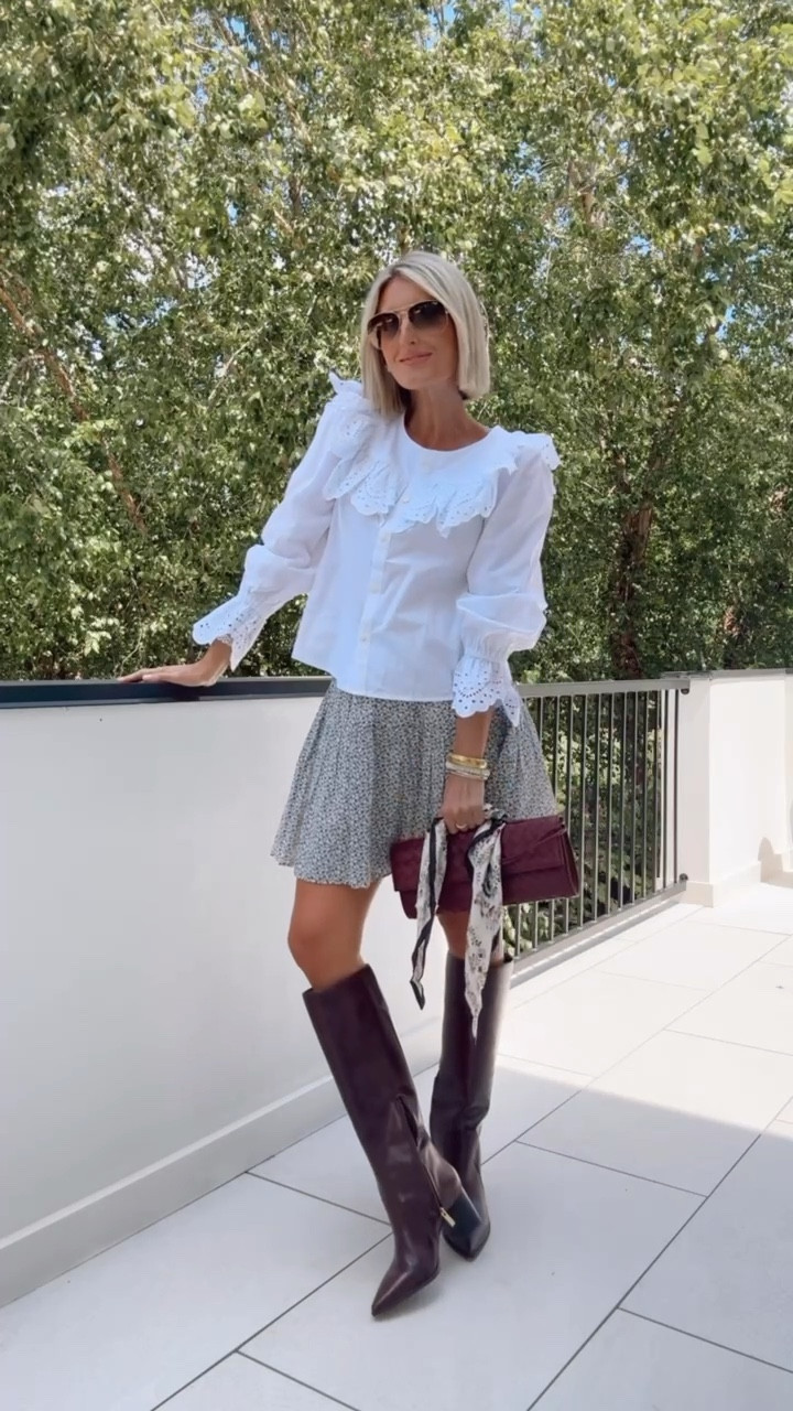 This blouse is so cute! It’s a Loft find! 😍 Wearing XS/2! I sized up one size in the skirt for the bump!

Loverly Grey, Loft, fall outfit, fall looks 

#LTKStyleTip #LTKSeasonal