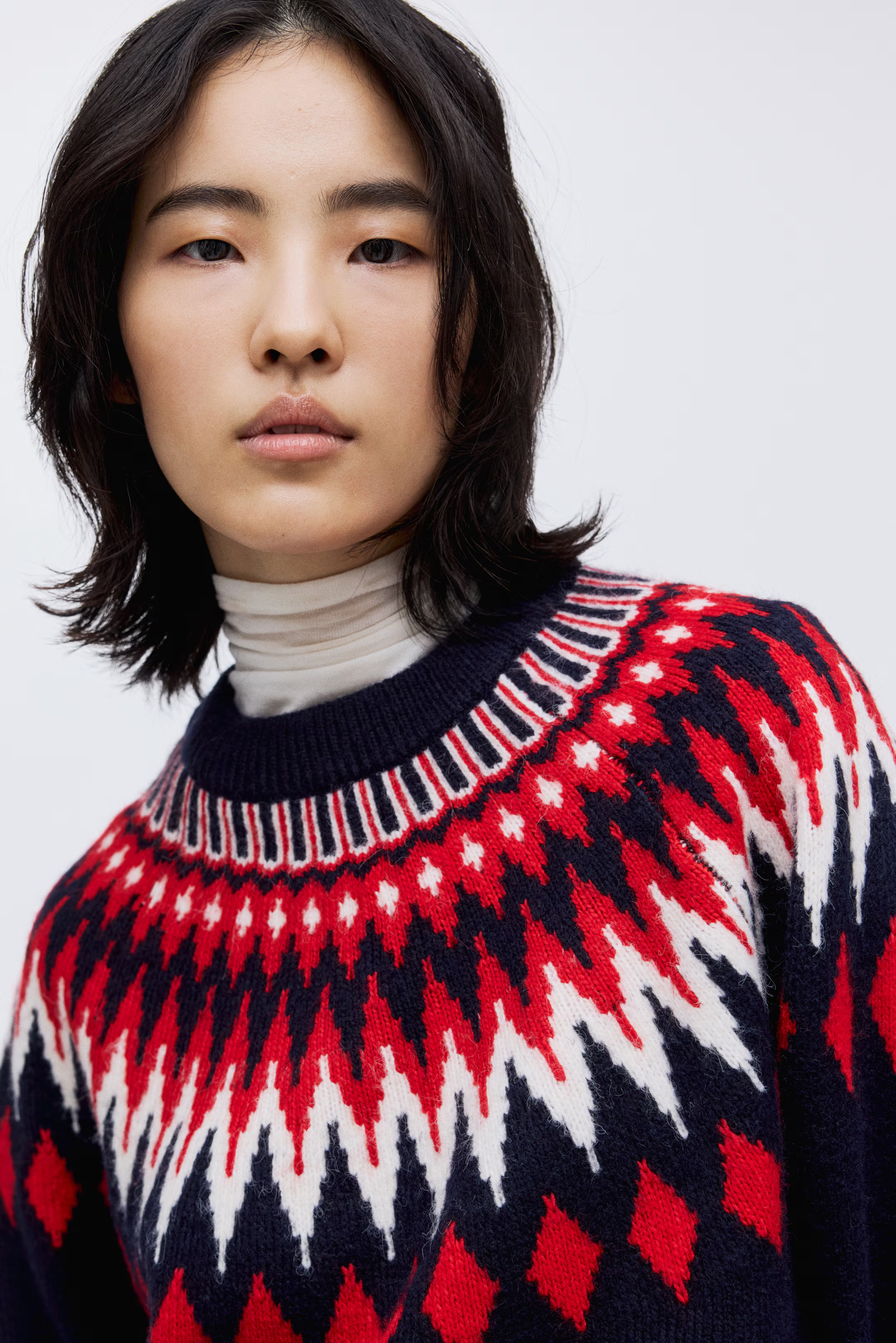 Jacquard-Knit Sweater | H&M (US + CA)