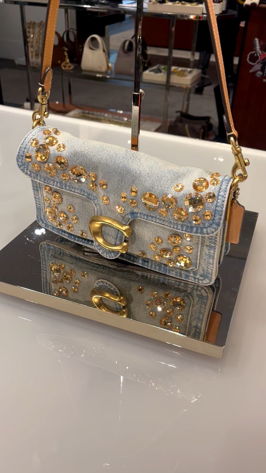 The most wanted denim Coach bag is back in stock!! Hurry before it’s gone! #coachbag #coachdenim #crystalcoach #gifts #giftsforher #christmasgift #holidayready

#LTKGiftGuide #LTKHoliday #LTKSeasonal