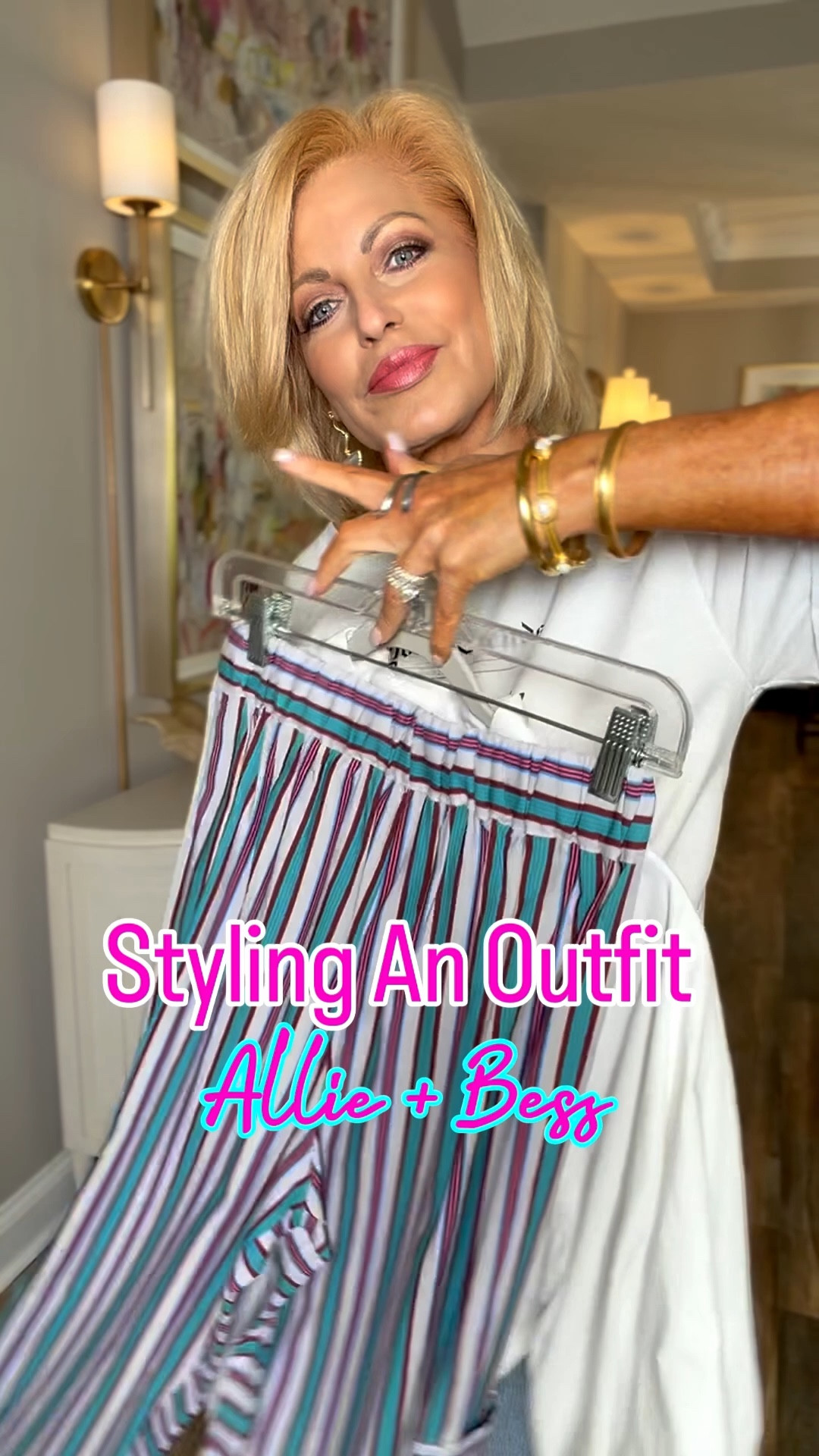 This is a beautiful jewelry line that I’m happy to share with the code:TAMMY20    My fit is the look for less & I’m wearing a med in my top & pants!! 

#LTKMothersDay #LTKootd #LTKdayinmylife