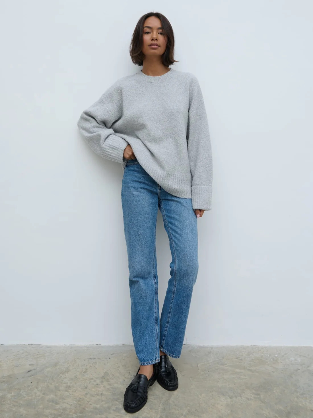 Camille Oversized Borg Jumper | Pretty Lavish (UK)