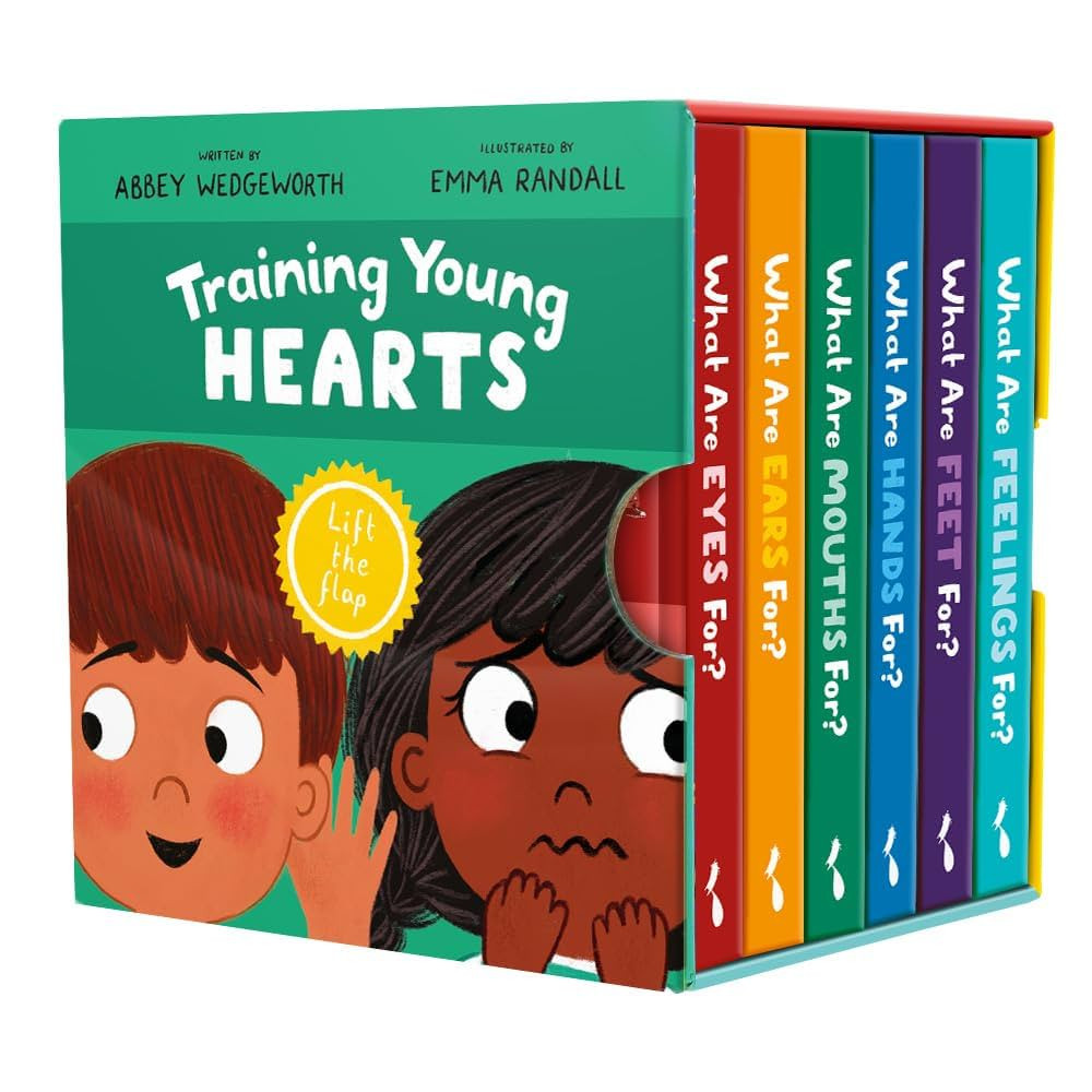 Training Young Hearts Board Books Boxed Set: 6 Lift-the-Flap Board Books & Guide for Grown-Ups (C... | Amazon (US)