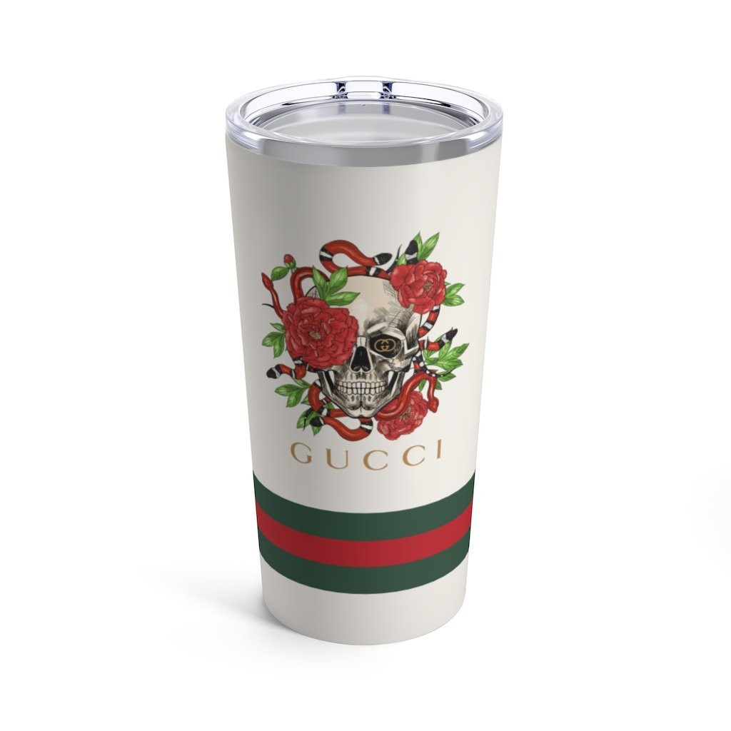 Skull Snake Roses GG Designer Inspired Tumbler 20oz | Always Stylish Mama