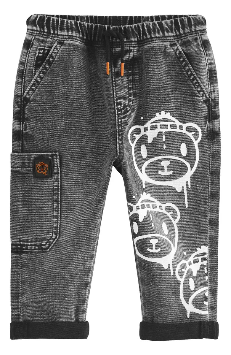 NEXT Kids' Graffiti Denim Graphic Jeans | Nordstrom | Nordstrom