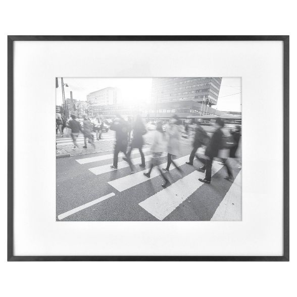 16" x 20" Matted to 11" x 14" Photo Thin Gallery Frame Black - Project 62™ | Target