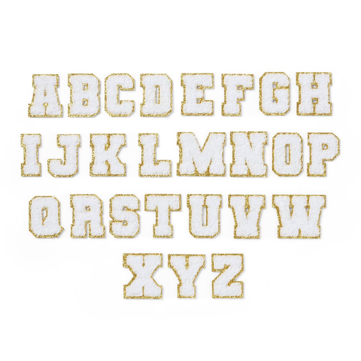 26ct White Adhesive Letter Patches - Mondo Llama™ | Target