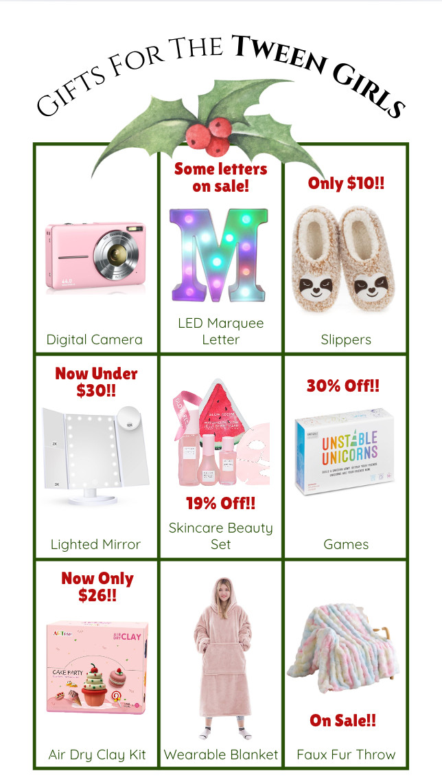 Gift ideas for the tween girls!! So many items on sale, don't miss out! 

 #LTKGiftGuide #LTKHoliday #LTKSaleAlert