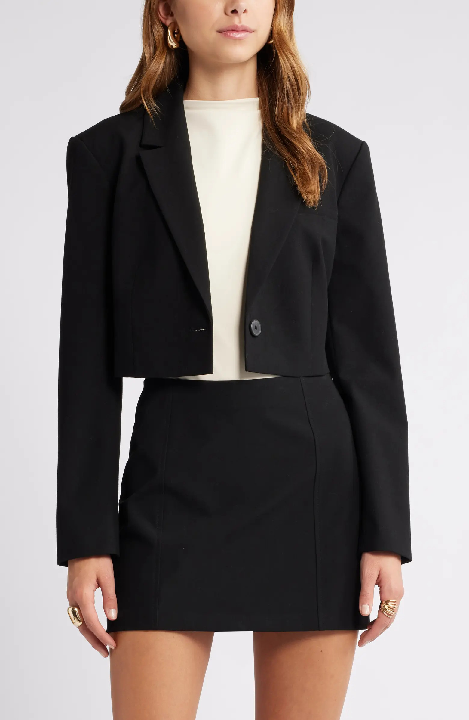 Open Edit Crop Blazer | Nordstrom | Nordstrom