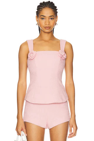 MAJORELLE Clemence Top in Blush from Revolve.com | Revolve Clothing (Global)