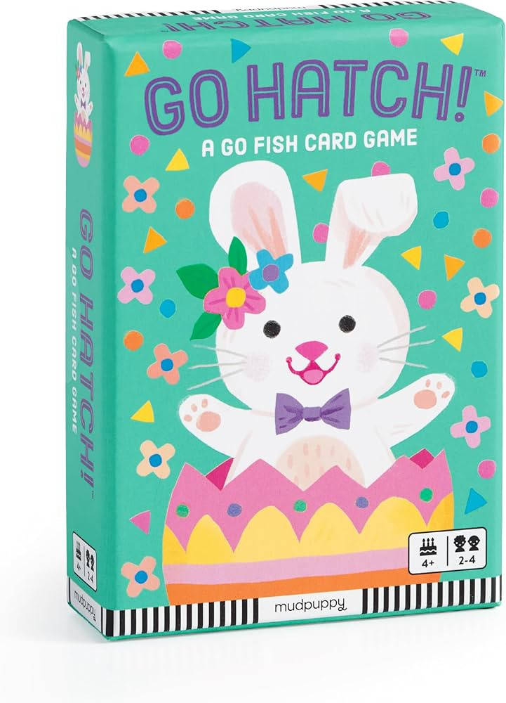 Mudpuppy Go Hatch! – Easter Version of Classic Kids Go Fish Card Game with Cute Illustrations o... | Amazon (US)