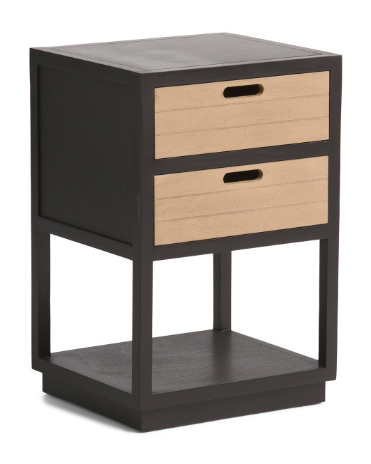 2 Drawer Side Table | TJ Maxx