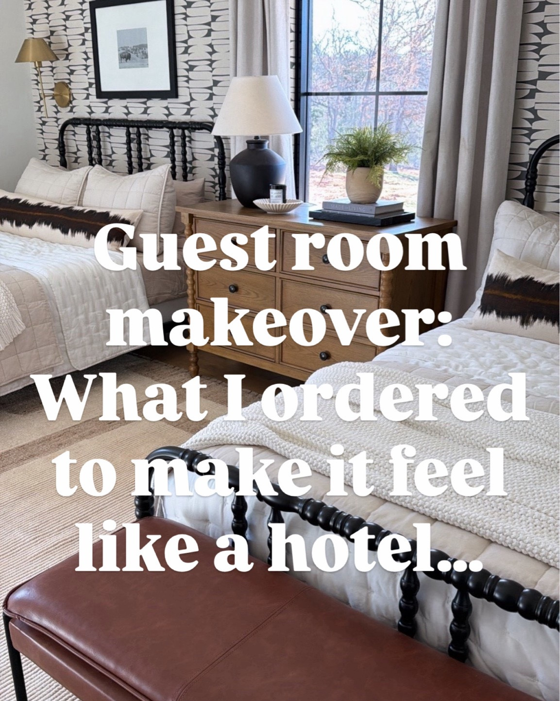 I wanted our guest room to feel cozy, elevated, and somewhere people actually look forward to staying.

#LTKTravel #LTKHome #LTKSaleAlert