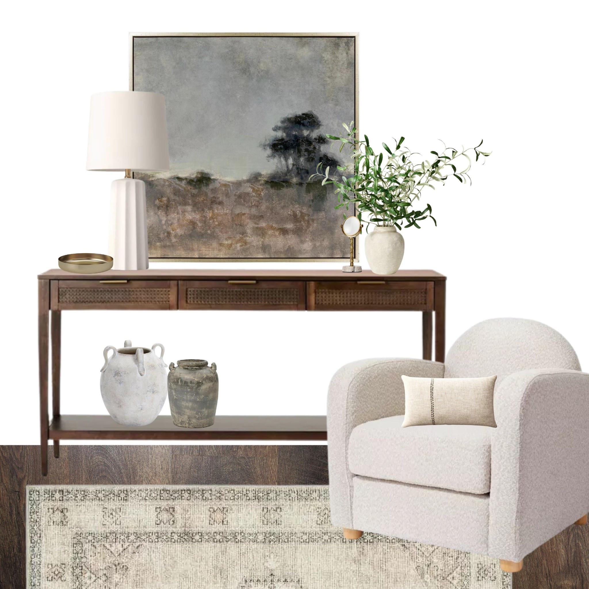 Cozy corner design - all from Target!! 

#LTKHome