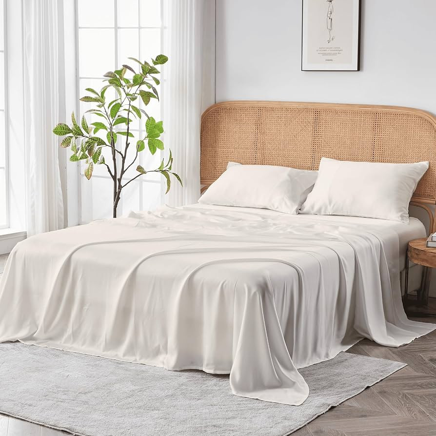 Sijo AiryWeight Tencel Sheet Set, 100% Lyocell Derived from Eucalyptus, Buttery Soft, Architectur... | Amazon (US)