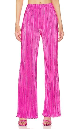 Always Fits Plisse Pant in Fuchsia Pink001 | Revolve Clothing (Global)