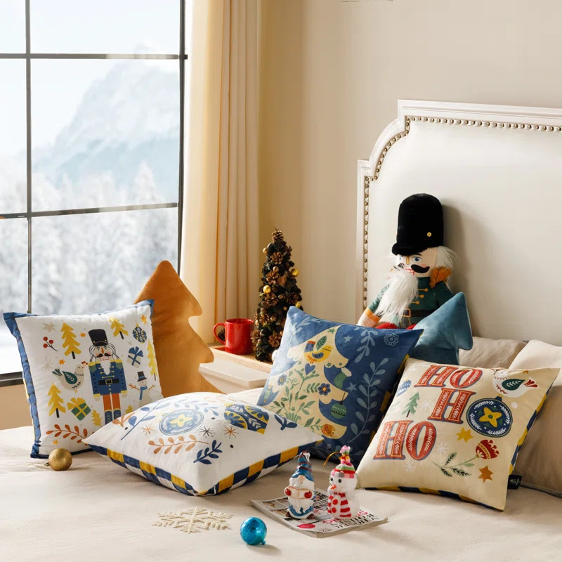 2023 Christmas Abstract Pillow Cover | Wayfair North America
