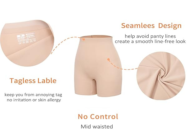 Womens Seamless Shaping Boyshorts Panties Tummy Control Underwear Slimming Shapewear Slip Shorts | Amazon (US)