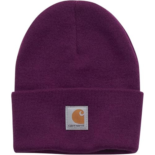 Carhartt Kids' Watch Hat Knit Beanie, Plum Caspia, 2-5 Years | Amazon (US)