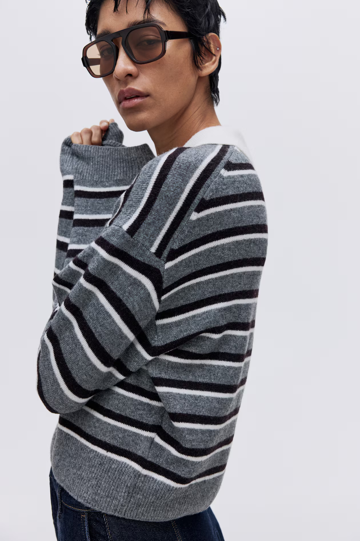 Oversized Polo Sweater | H&M (US + CA)