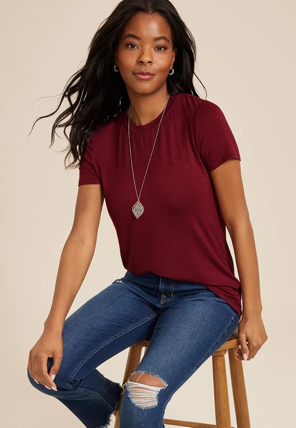 24/7 Kennedy Crew Neck Tee | Maurices