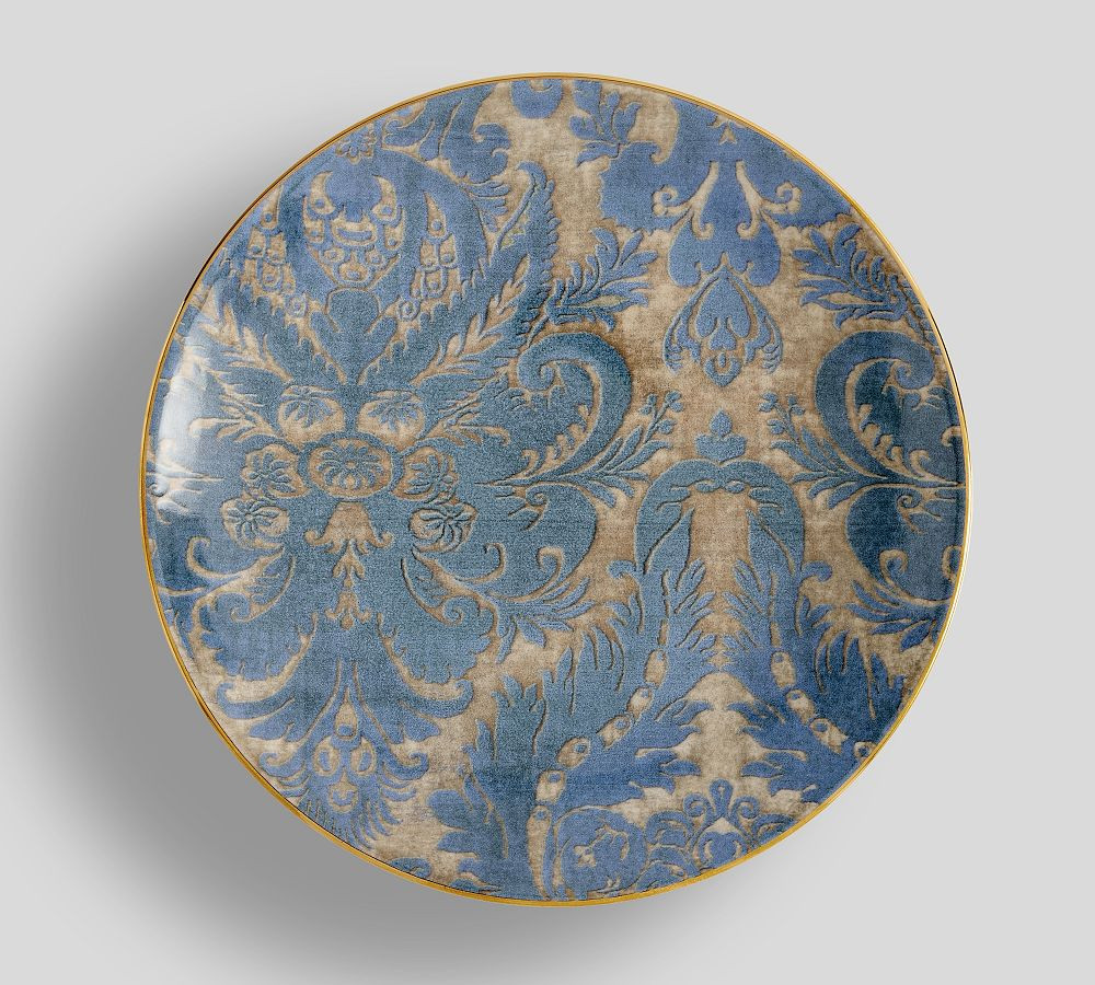 Stella Damask Stoneware Salad Plates - Set of 4 | Pottery Barn (US)