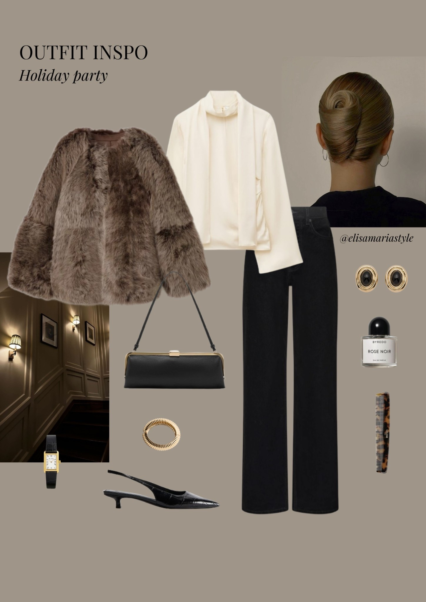 Scarf detail satin blouse holiday party outfit idea ✨

#LTKdatenight #LTKfestive #LTKpartywear