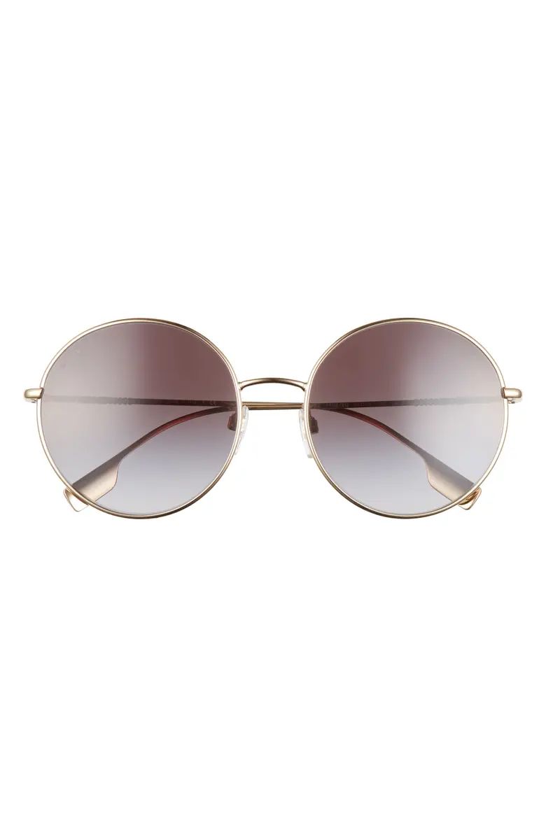 Burberry 58mm Round Sunglasses | Nordstrom | Nordstrom