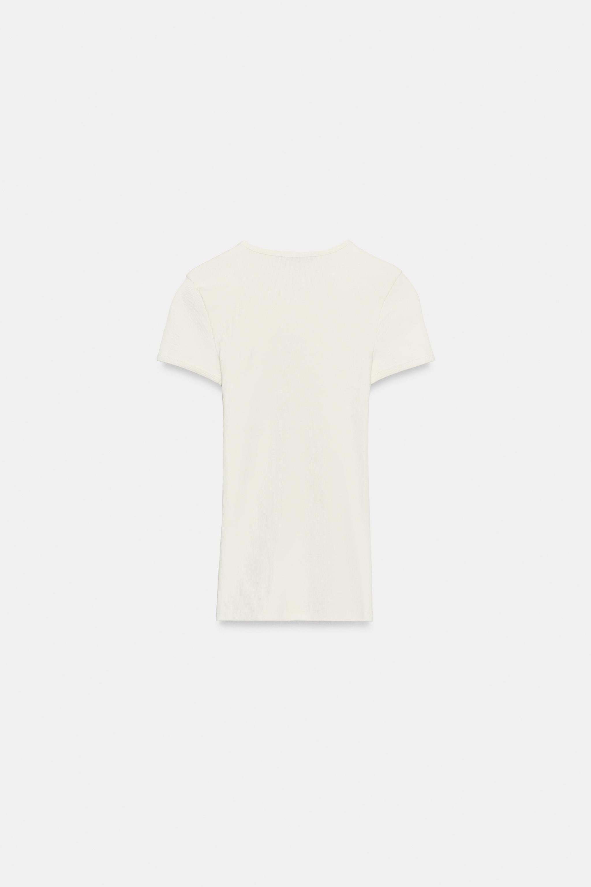 RIBBED T-SHIRT | Zara UK