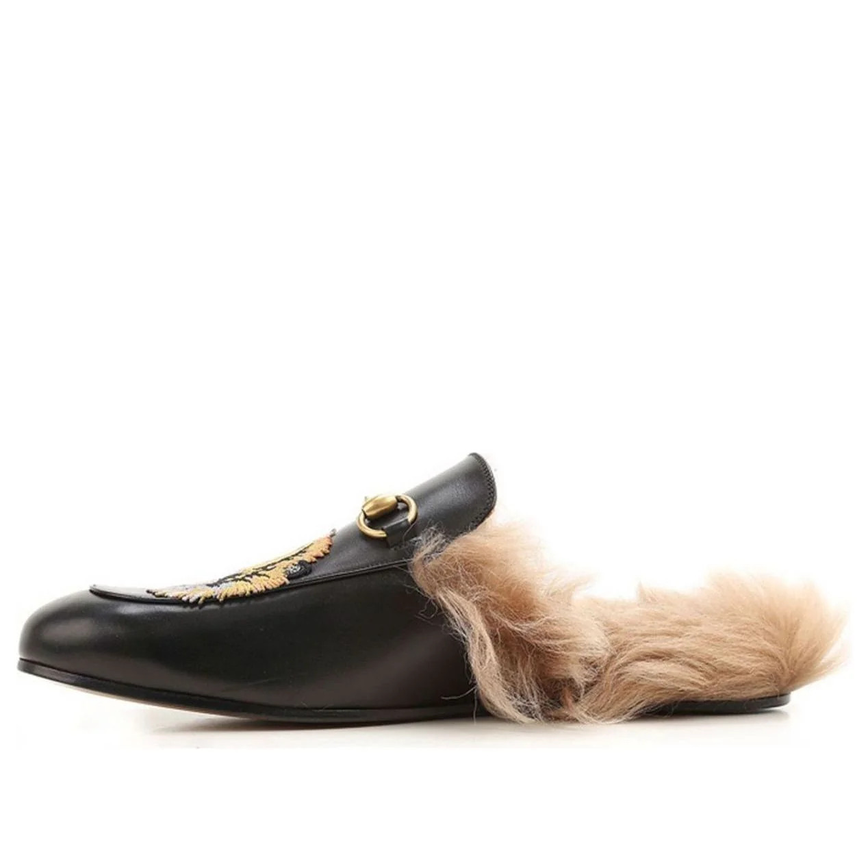 Gucci Princetown with Tiger Appliqueleather 'Black' 451209-DKHH0-1063 | KICKS CREW