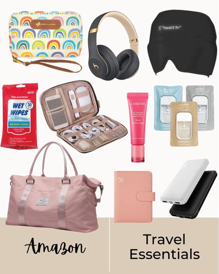 Amazon travel essentials, flight essentials, carry on essentials, first aide kit, headphones, bag, portable charger, passport holder, eye mask, headache mask, hand sanitizer, electronic organizer, wet ones, lip mask 

Follow my shop @LovedByJen on the @shop.LTK app to shop this post and get my exclusive app-only content!

#liketkit #LTKBeauty #LTKFindsUnder50 #LTKTravel
@shop.ltk
https://liketk.it/4GRkM

#LTKFindsUnder100 #LTKItBag #LTKTravel