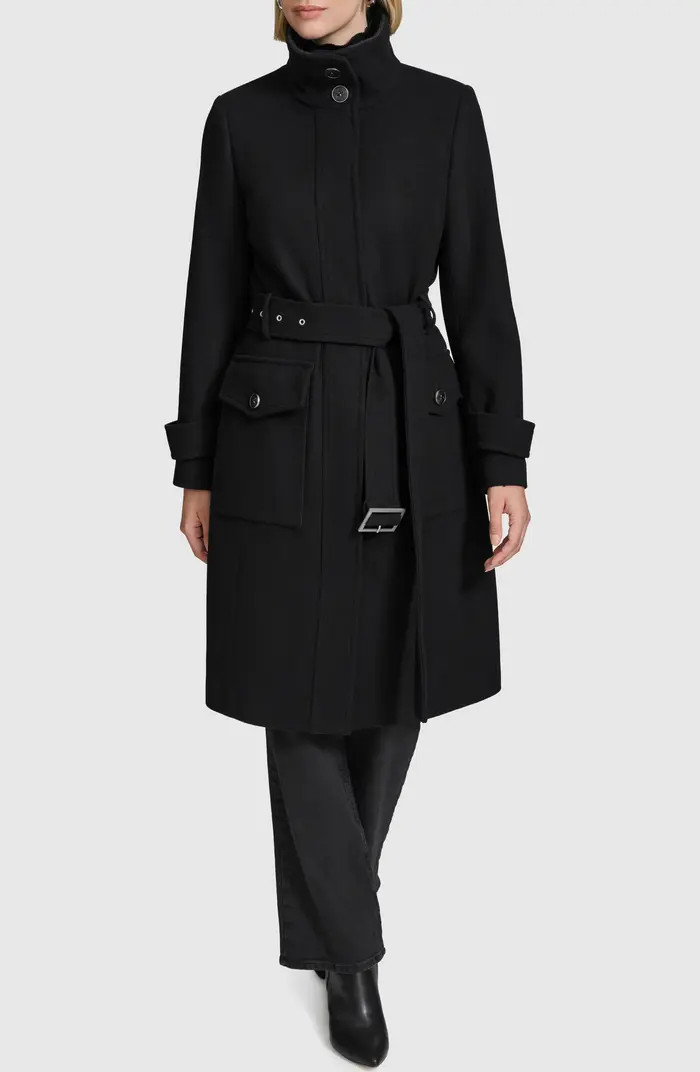 Andrew Marc Scout Wool Blend Trench Coat | Nordstrom | Nordstrom