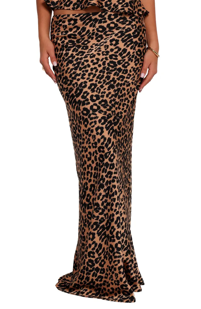 Velman Leopard Print Maxi Skirt | Nordstrom