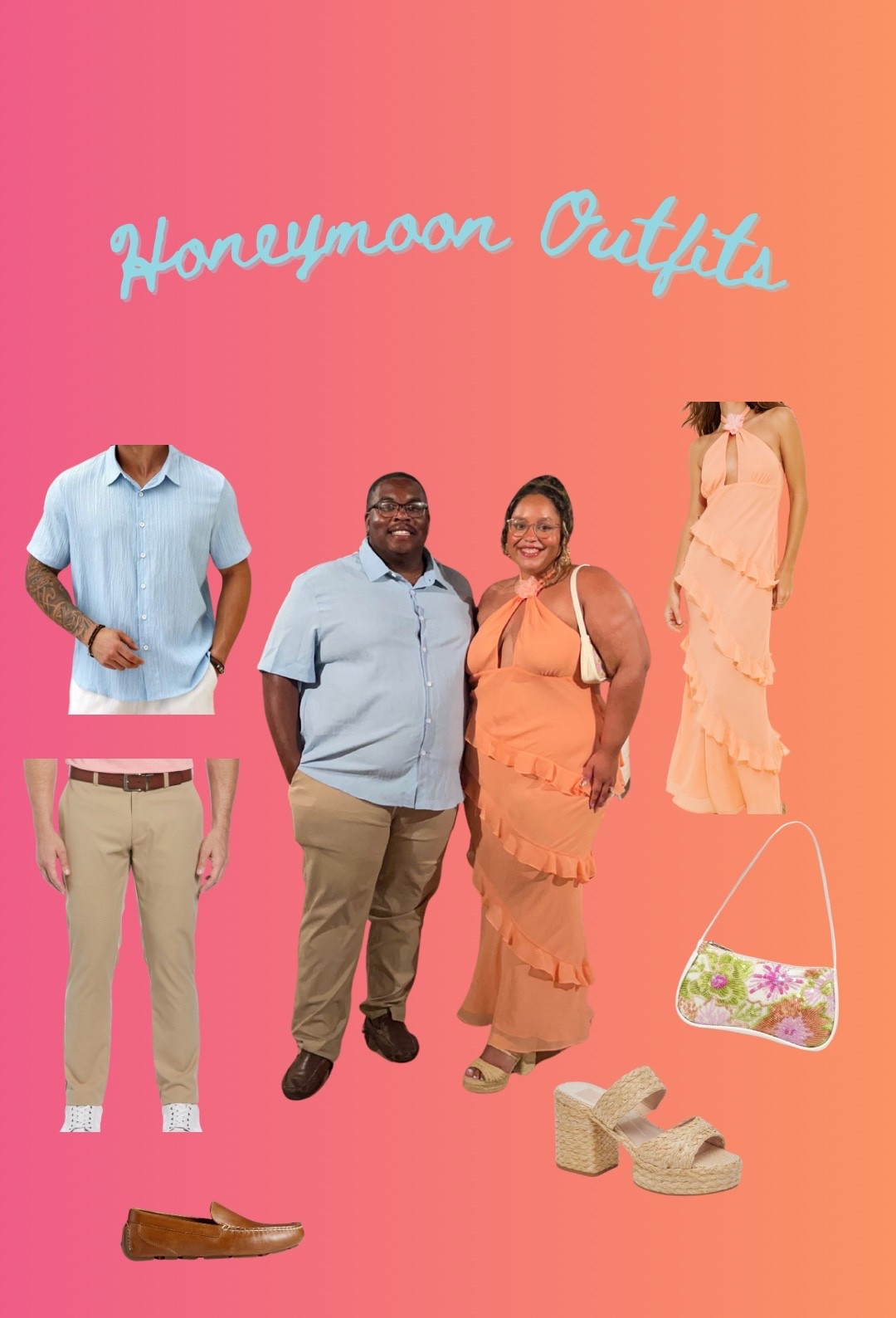 Honeymoon outfit Inspo 
Beach vacay 
Men’s fashion 
Plus size couple 

#LTKPlusSize #LTKSeasonal #LTKMens