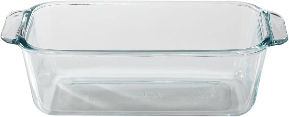 Pyrex Basics 1.5qt Loaf Dish, 1.5 Quart, Clear | Amazon (US)