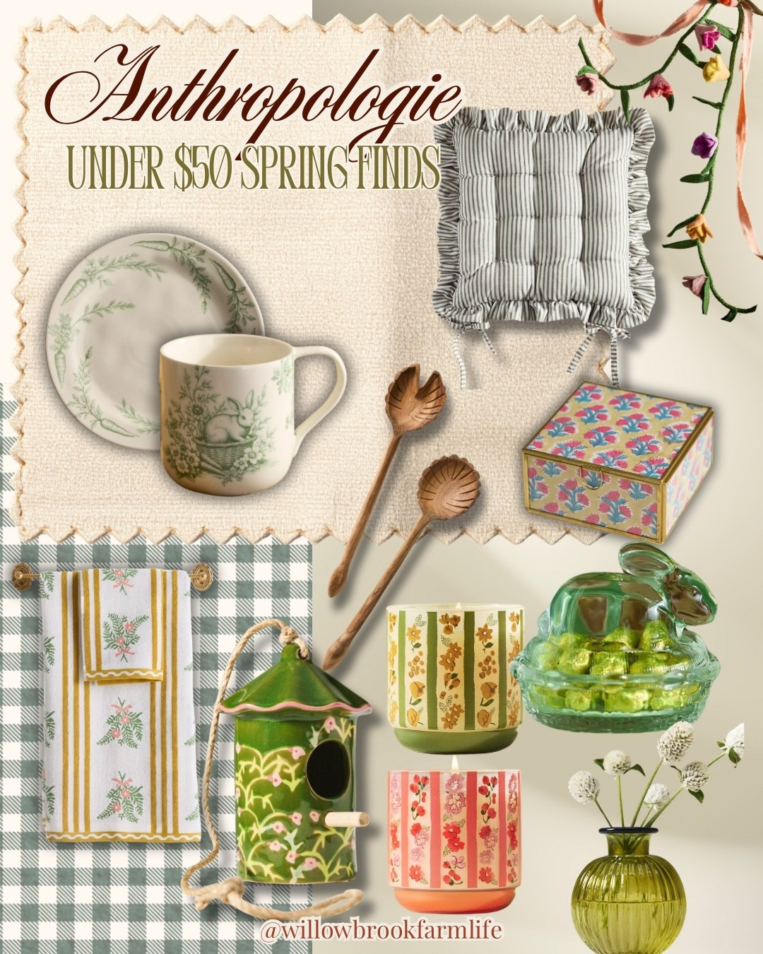 Anthropologie Spring finds under $50!! 

#LTKU #LTKHome #LTKSpringSale