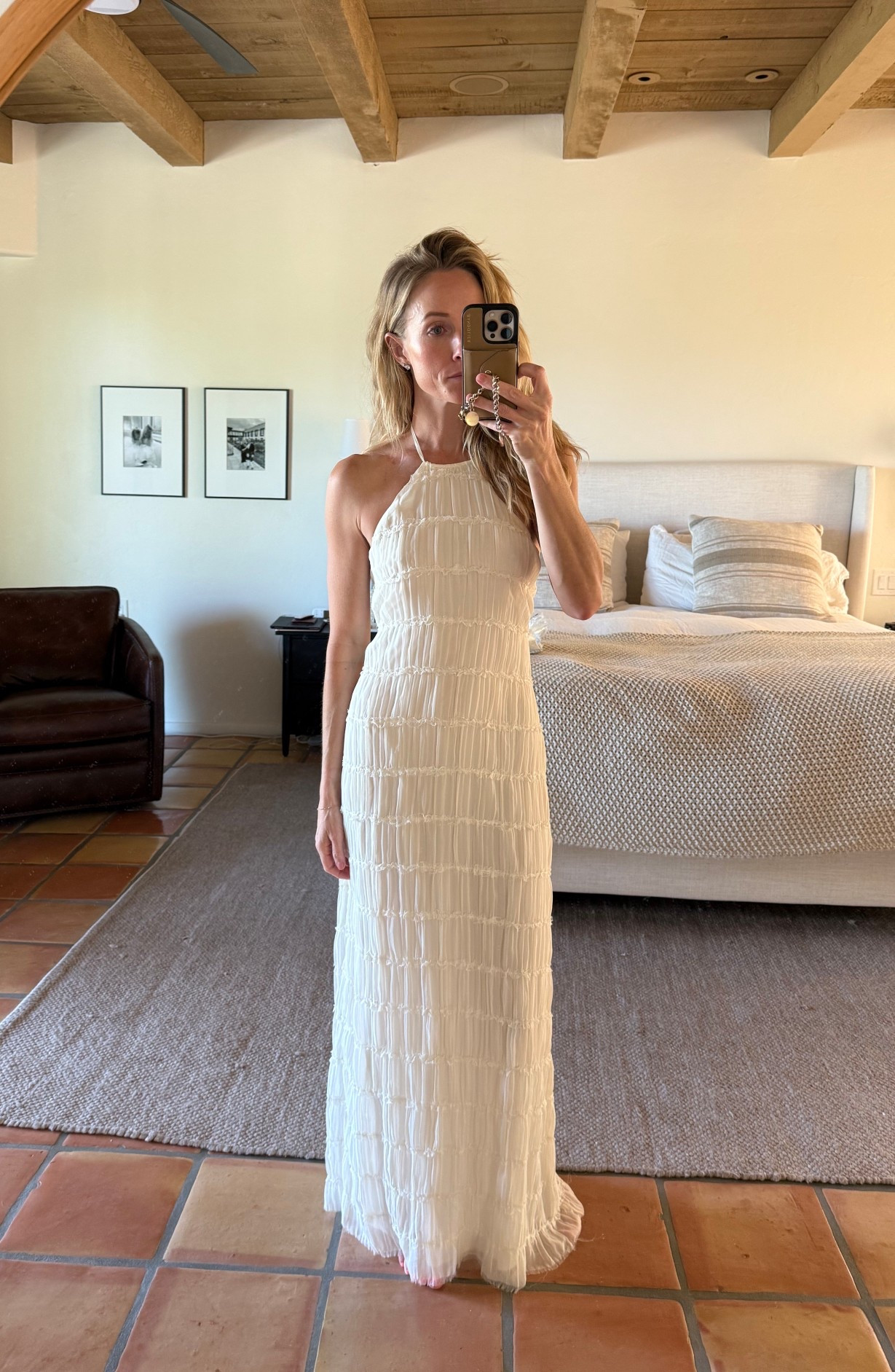 Gorgeous white maxi dress with strappy back. Wearing size small. Michelle dress by more to come at revolve 

#LTKTall #LTKFestival #LTKWedding