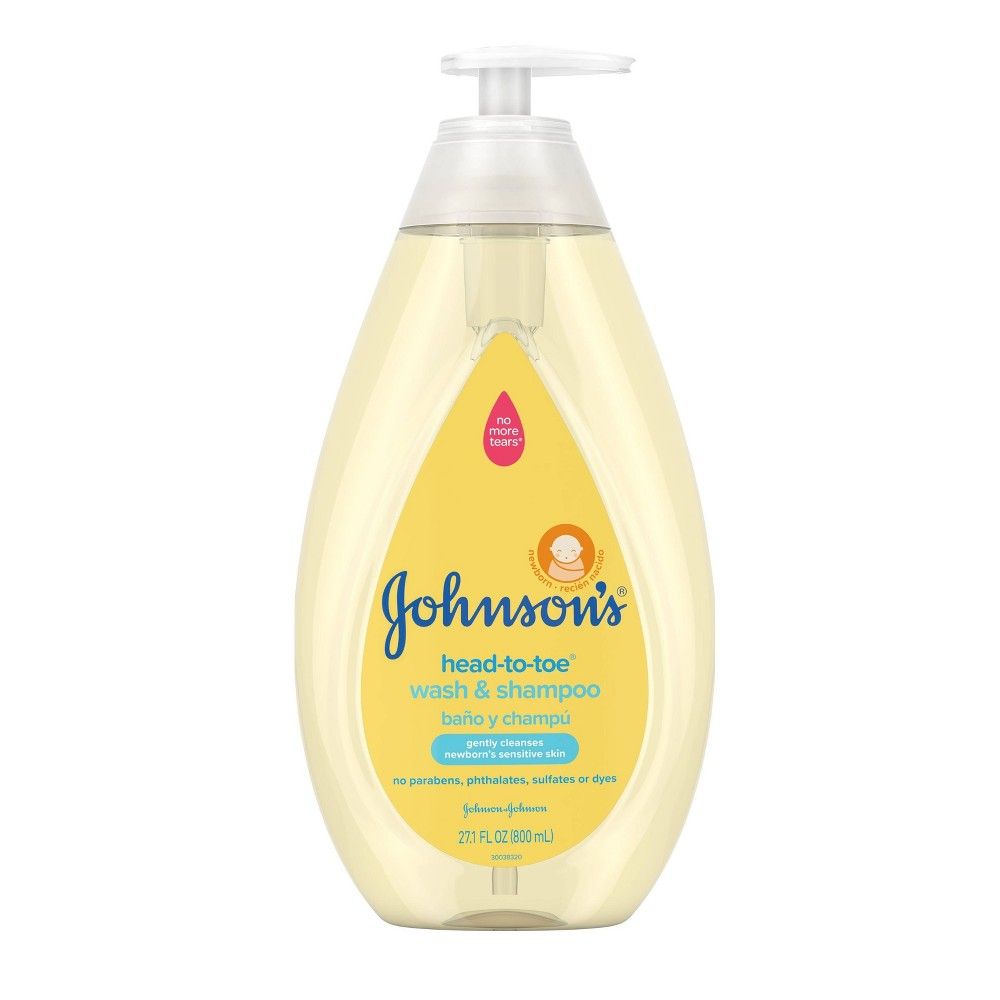 Johnson's Head-To-Toe Baby Wash and Shampoo - 27.1 fl oz | Target