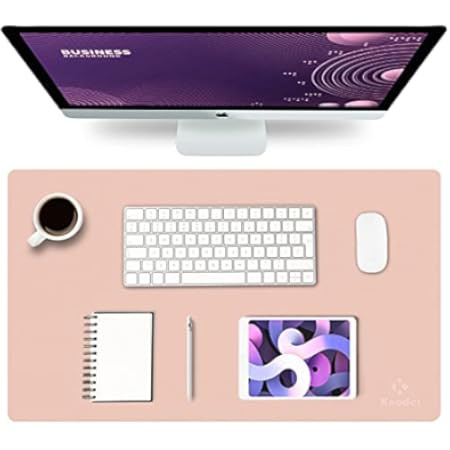 Leather Desk Pad Protector,Mouse Pad,Office Desk Mat, Non-Slip PU Leather Desk Blotter,Laptop Desk P | Amazon (US)