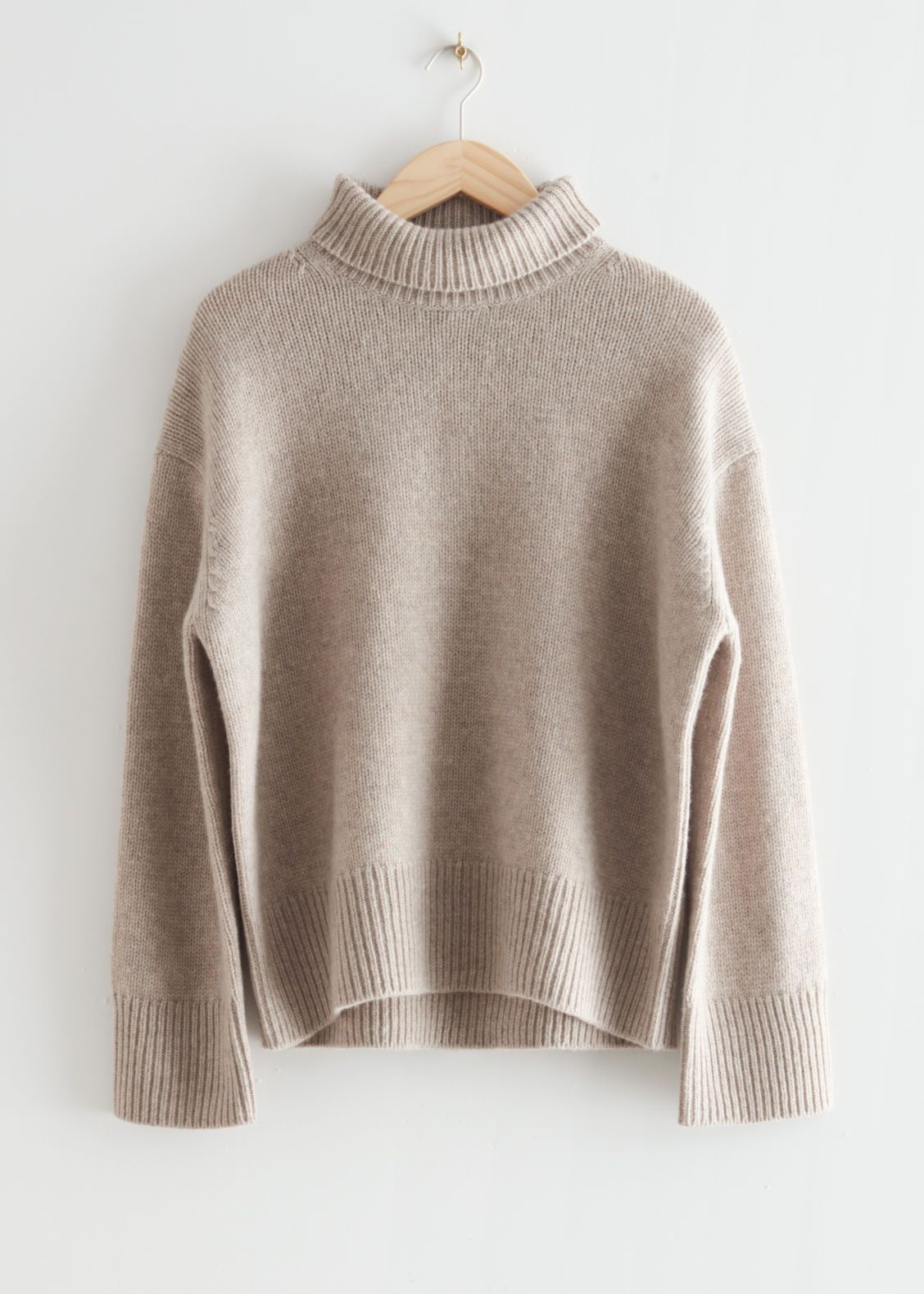 Turtleneck Knit Jumper - Brown | & Other Stories (EU + UK)