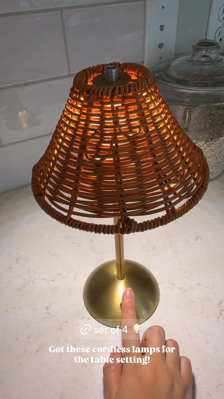 Got these cordless lamps for the table setting! Set of 4

#LTKsummer #LTKhome