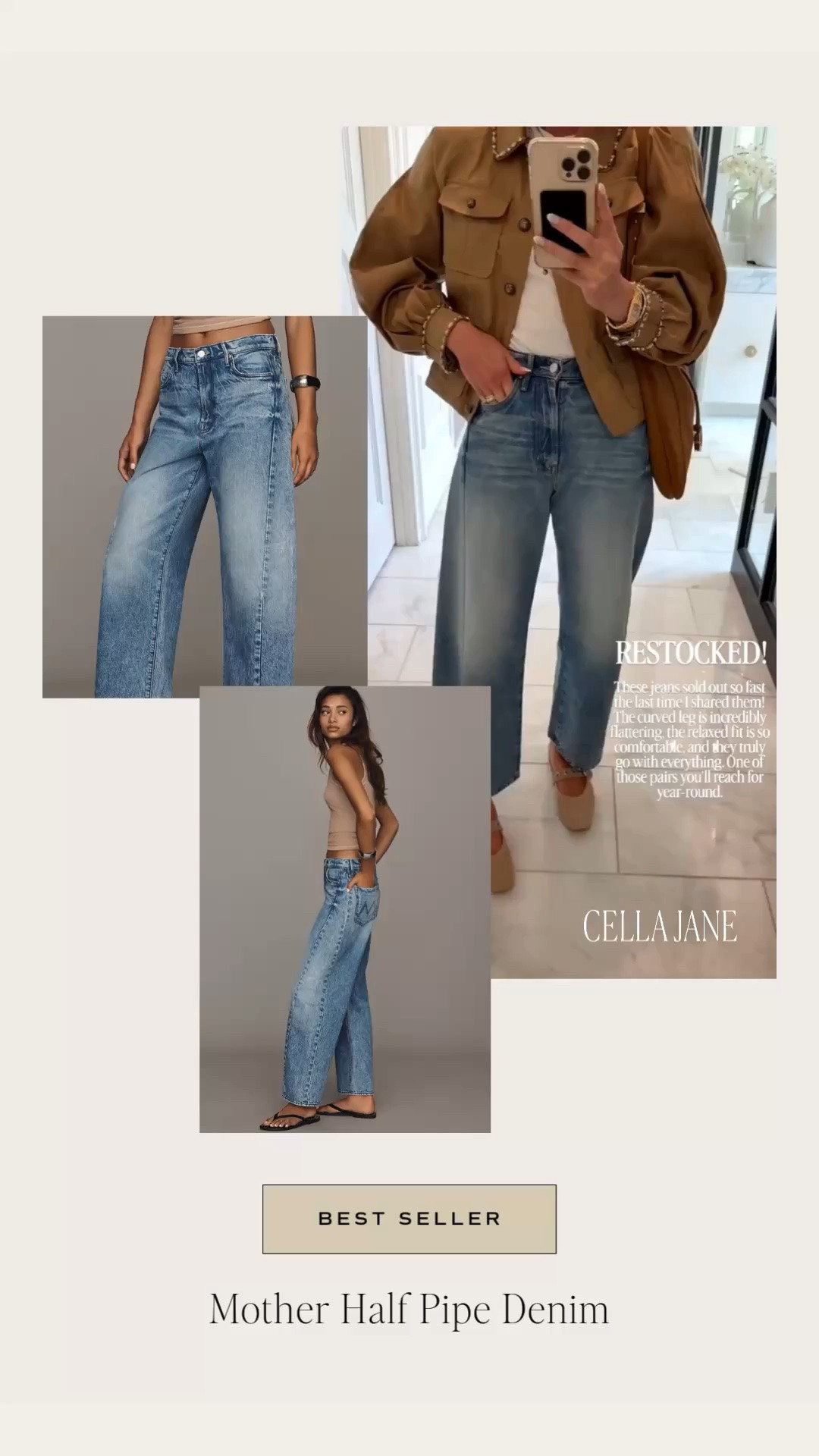 A closer look at the best sellers of the week! Grab these Mother Half Pipe jeans before they’re gone. @Anthropologie

#LTKsummer #LTKjeans