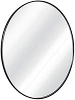 Circle Wall Mirror 36 Inch Round Wall Mirror for Entryways, Washrooms, Living Rooms and More (Bla... | Amazon (US)