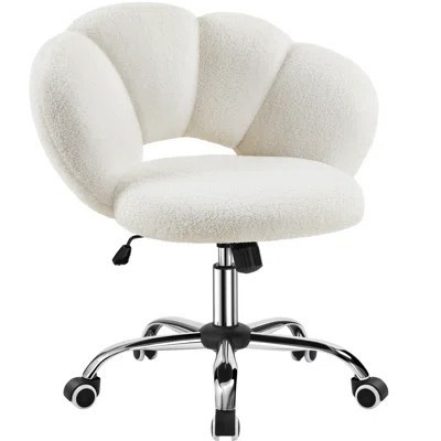 Boucle Upholstered Desk Chair | Wayfair North America