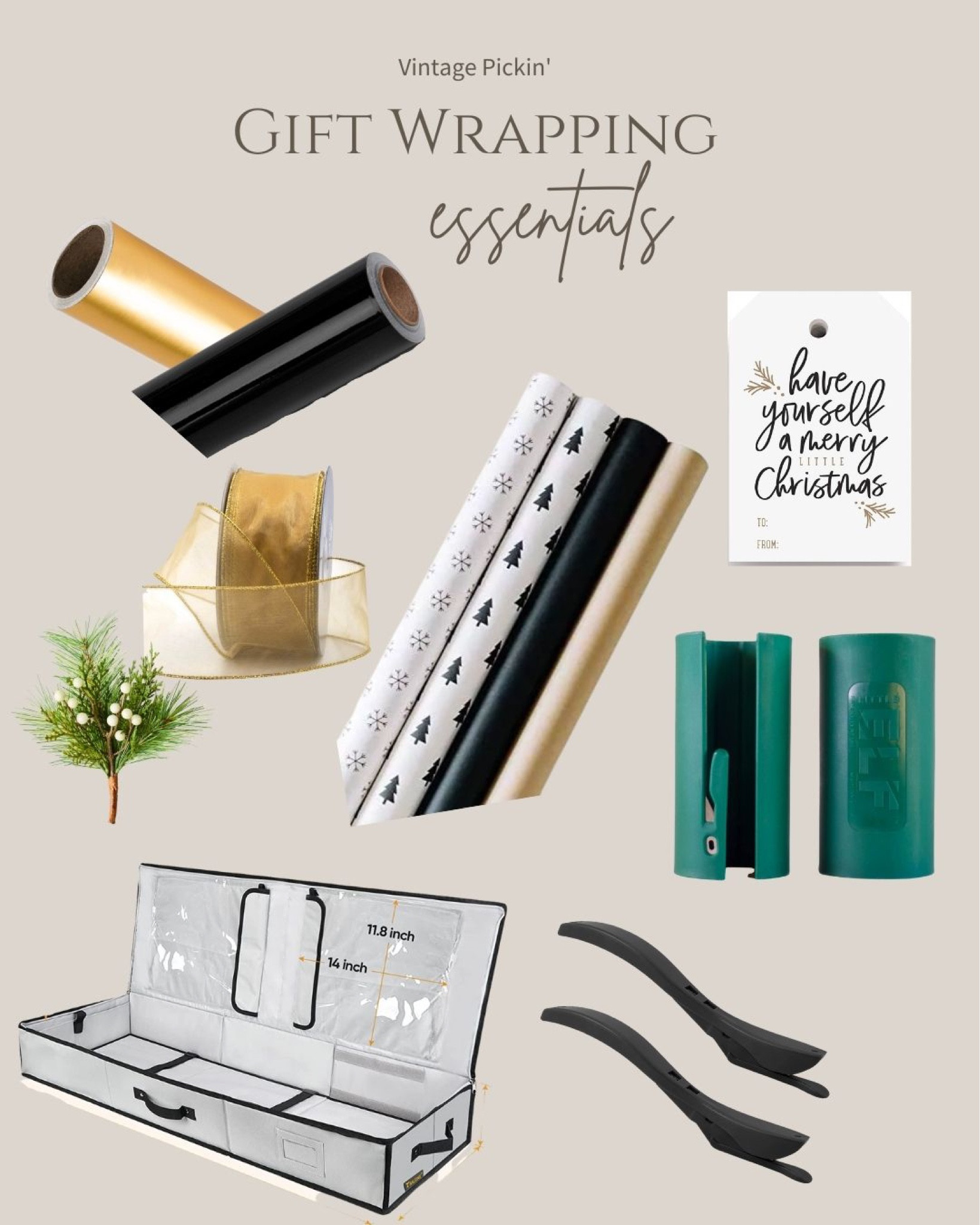 All the products you need for the perfect holiday gift wrapping! 

#LTKhome #LTKunder50 #LTKHoliday