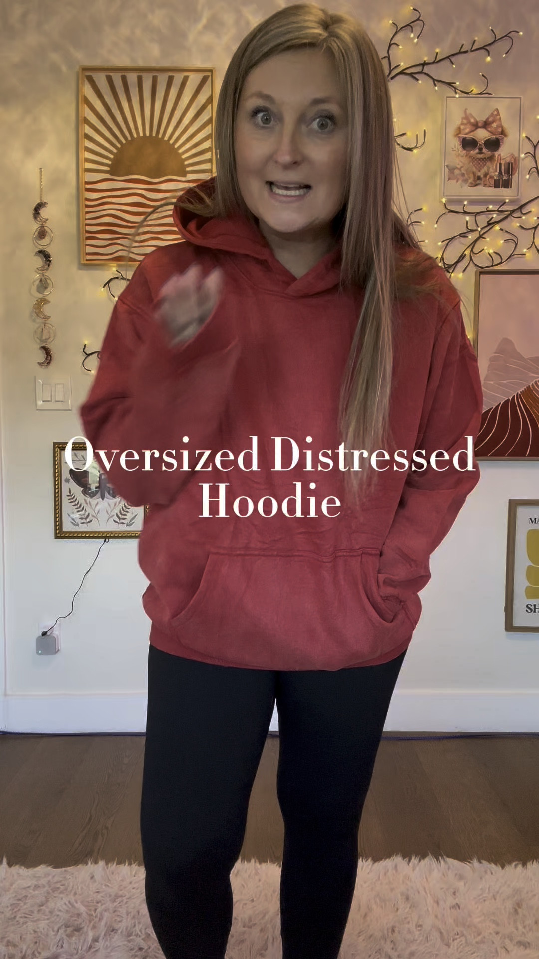 Oversized Comfy Hoodie 

#LTKVideo #LTKMidsize #LTKFindsUnder100