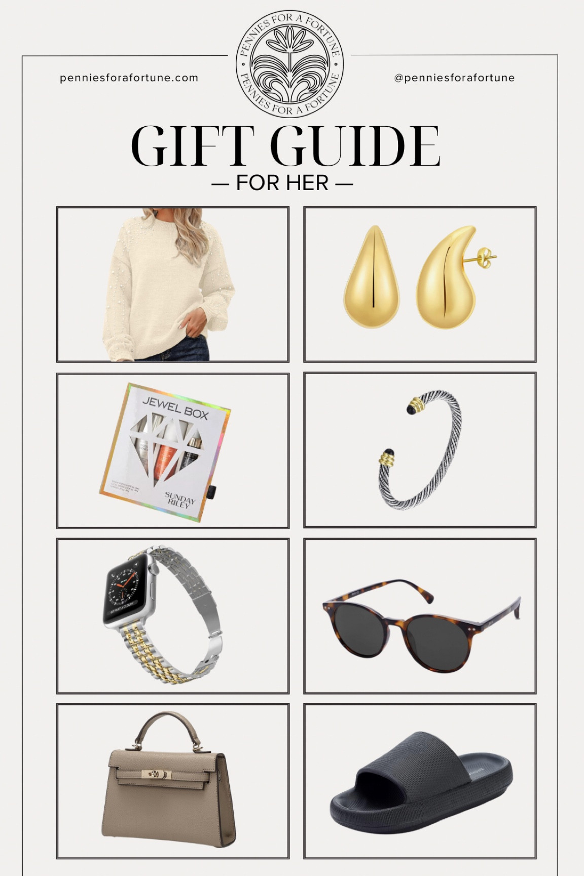Shop my gift guide for her!

#LTKGiftGuide #LTKfindsunder50 #LTKHoliday