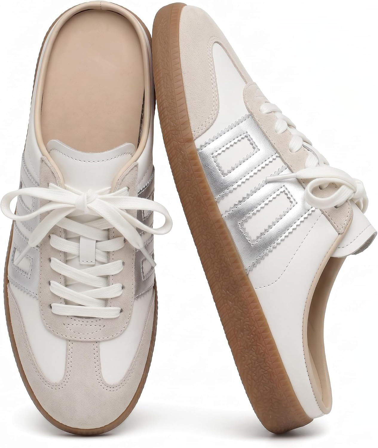 Women's Slip On Sneakers Mule Backless Fashion Sneakers Casual Slides Sneakers Comfortable Casual Walking Shoes | Amazon (US)