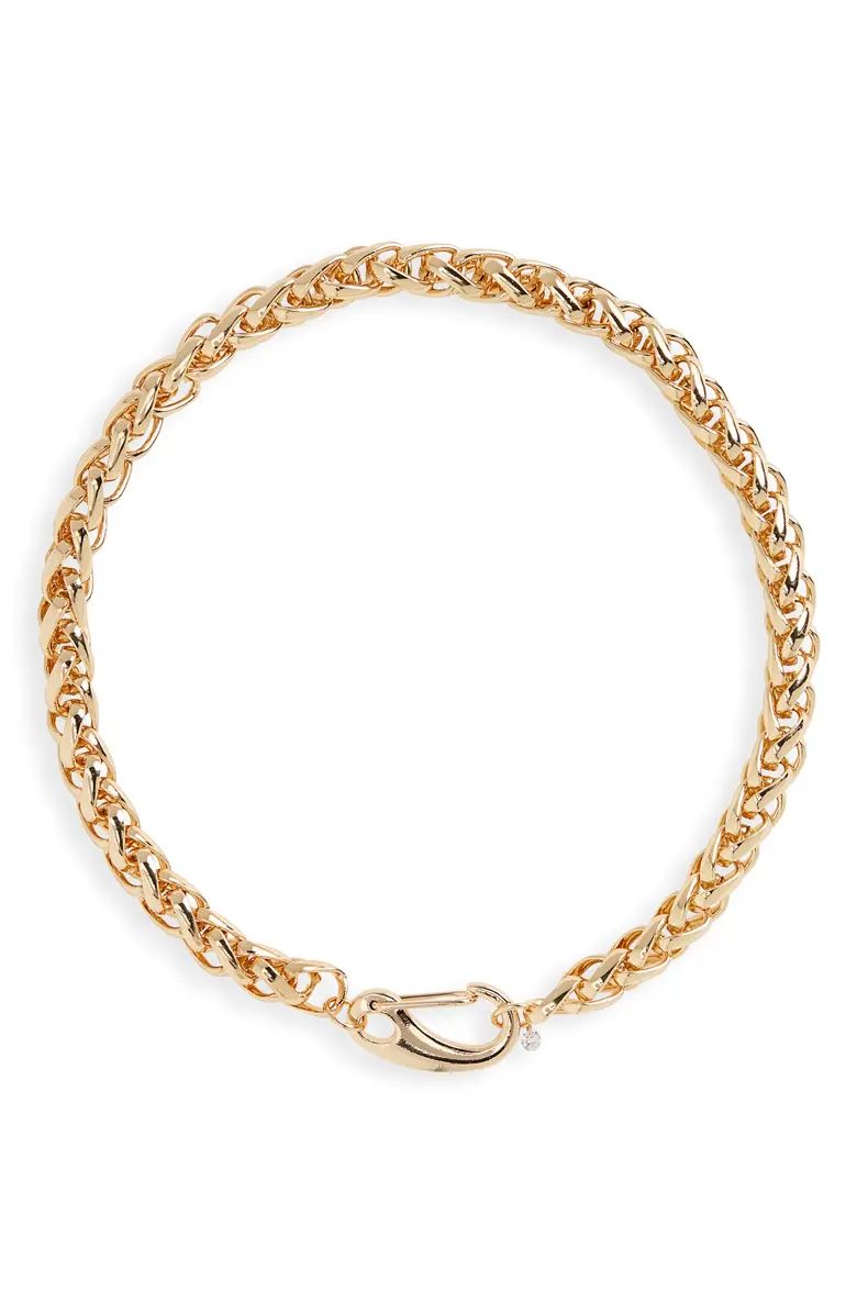 Woven Wheat Chain Collar Necklace | Nordstrom