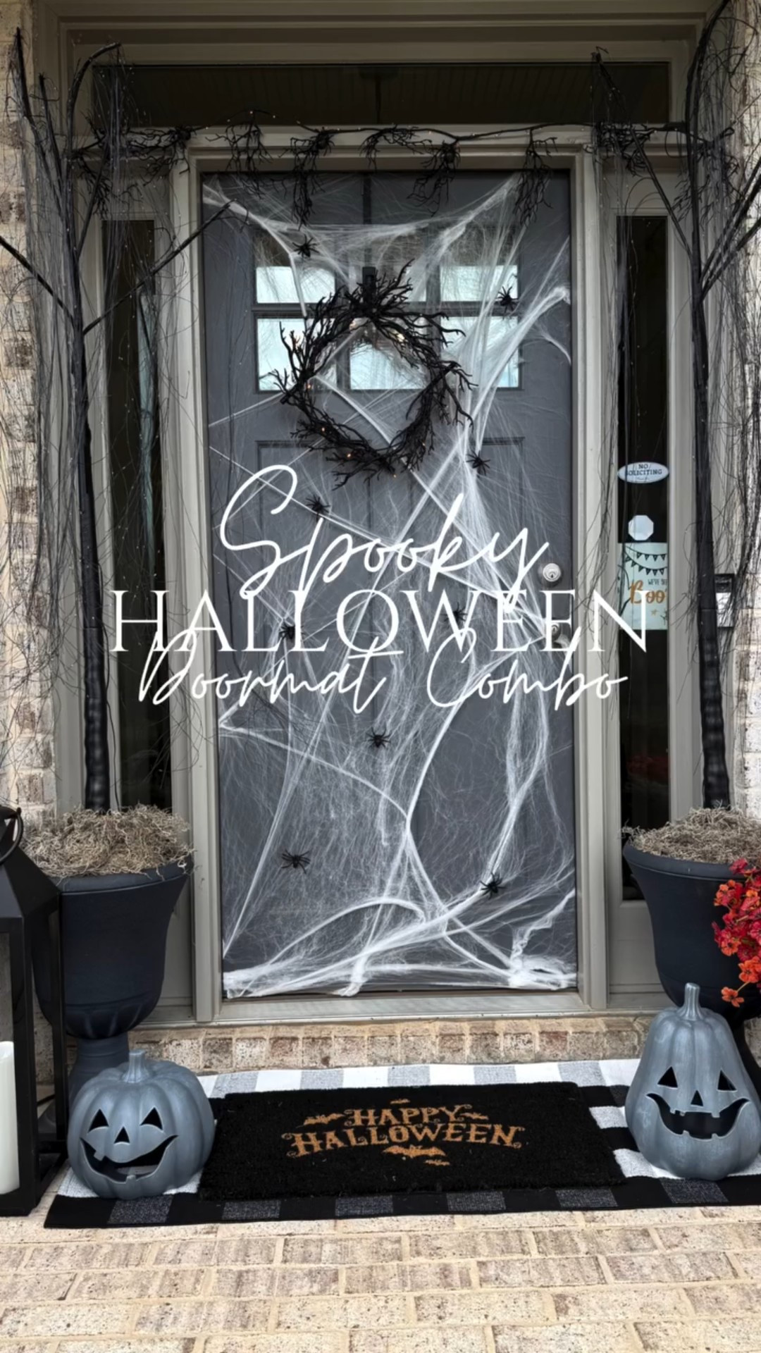 I finally found the Halloween doormat that’ll haunt you in your dreams — and it’s from @theomagnusco 🕷️ It’s the perfect mix of spooky and stylish and instantly gave my porch that haunted-but-cute vibe I love this time of year!

Pair it with a layered check rug, a few pumpkins, and some moody lighting and you’ve got a front porch that’ll have the neighbors dying to know where it’s from 😉


#halloweendecor #halloweenporch #halloweenfrontporch #porchdecor #fallfrontporch #halloweendoormat #halloweenhomedecor #spookyseason #halloweeninspo #halloweenvibes #falldecor #porchstyle #halloweendecorideas #spookyhomedecor #amazonhomefinds #ltkhome #ltkhalloween #targethalloween #halloweendecorations #spookyhome

#LTKSeasonal #LTKHome #LTKHalloween