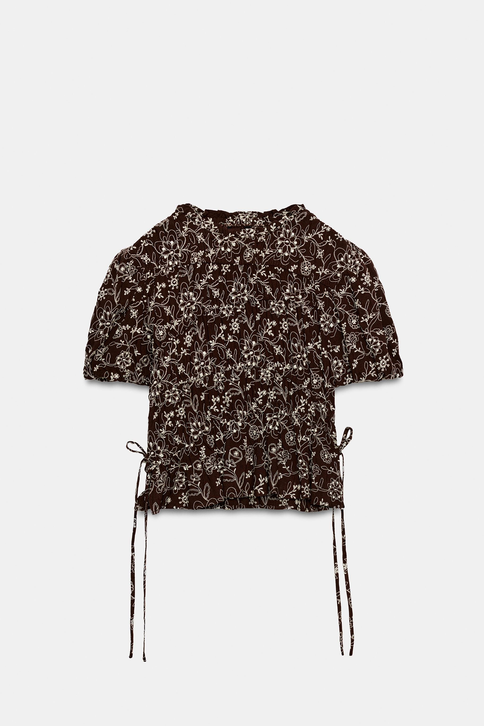 EMBROIDERED TOP | Zara US